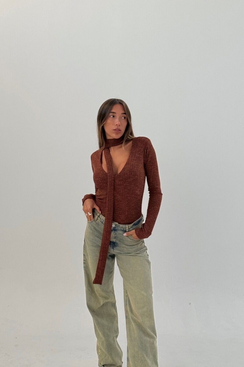 Body Choker Brown