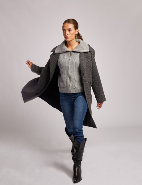 Tapado oversize gris