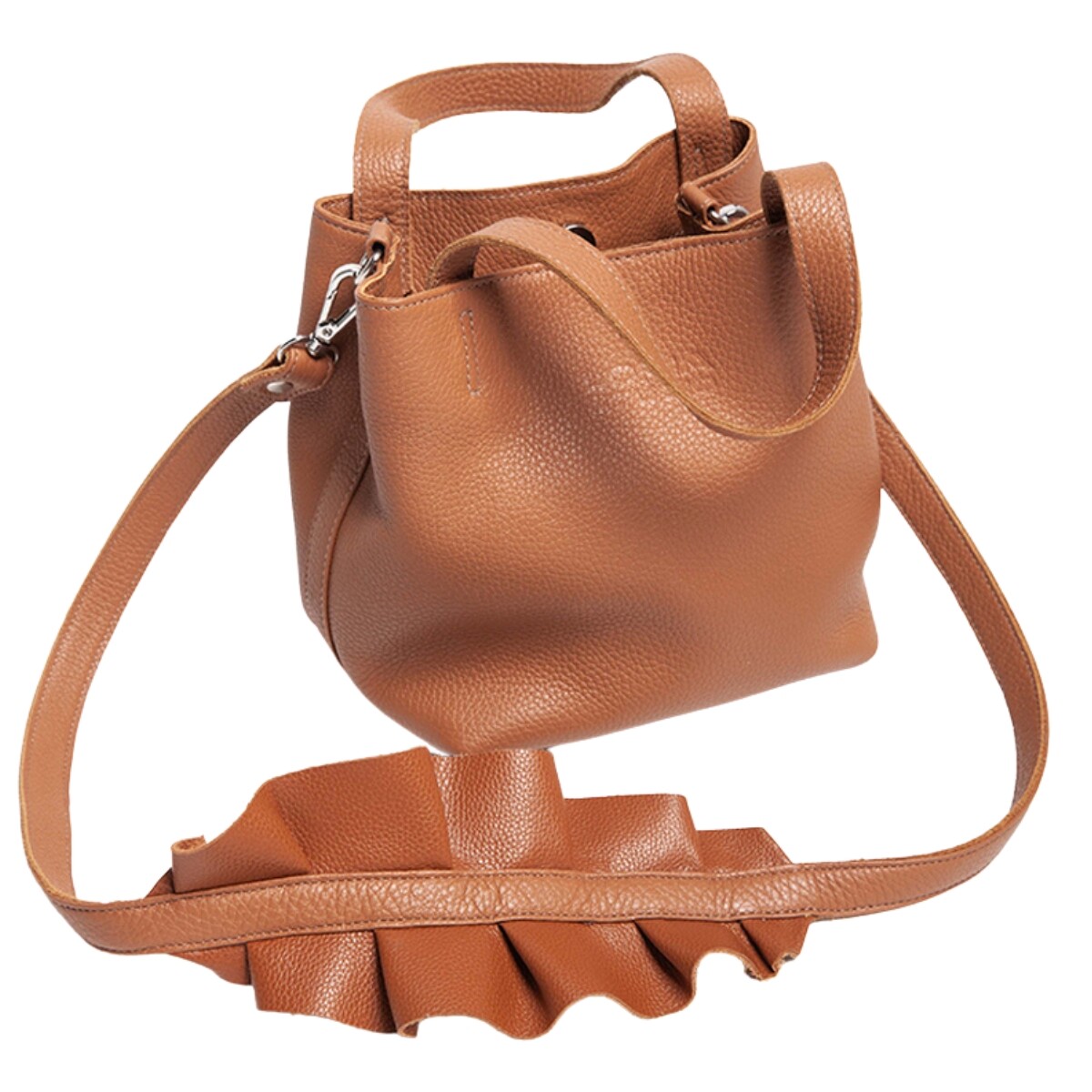 Cartera Loria Studio Mini Bag Volado Marron 