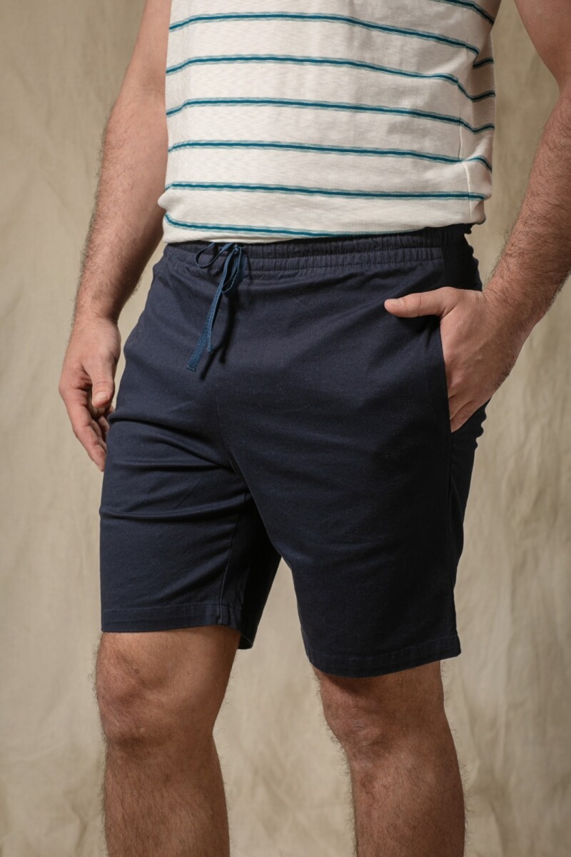 Bermuda de Gabardina. - BC16012AZM 