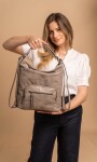 CARTERA MOCHILA VERBENA GRIS