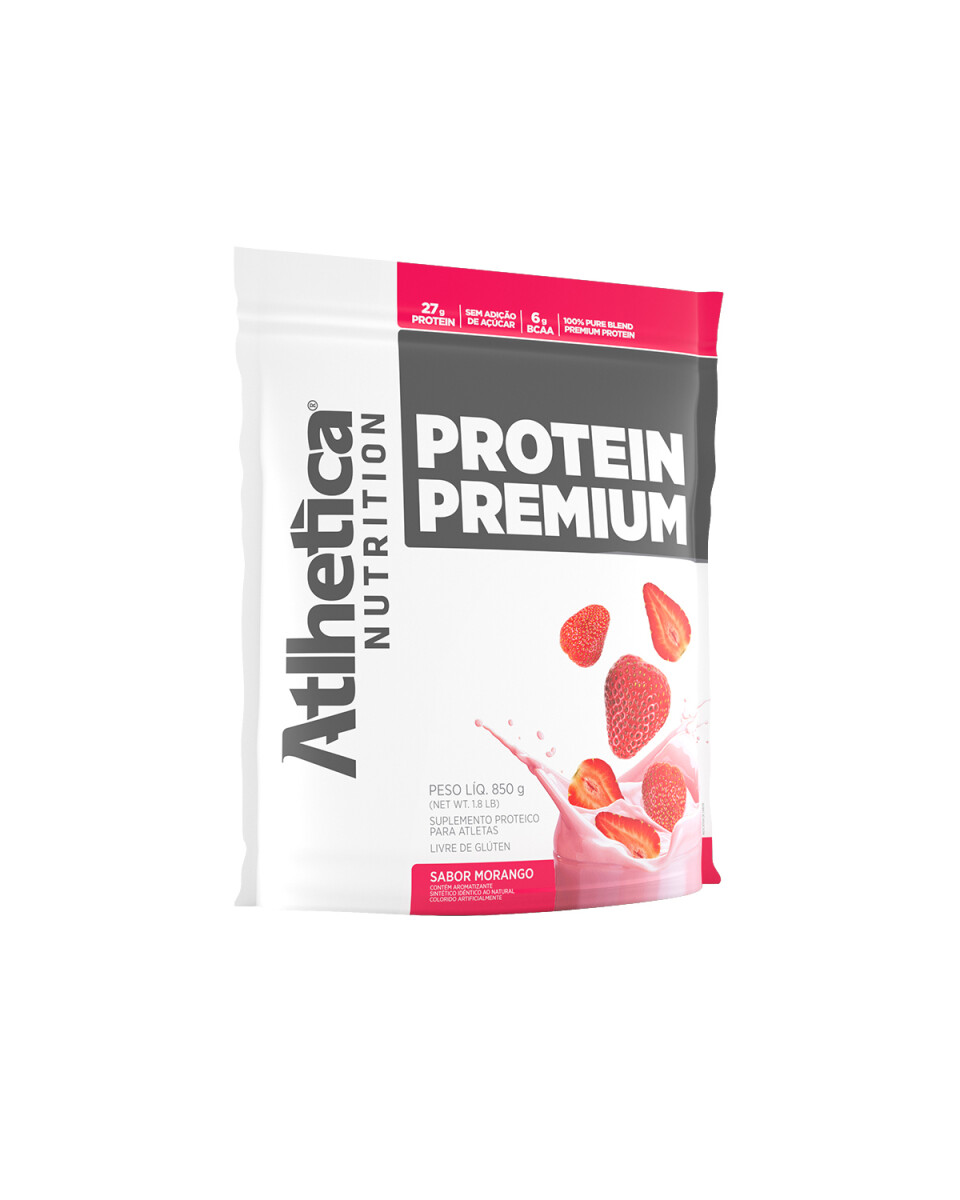 Suplemento Atlhetica Nutrition Protein Premium 850g - Frutilla 