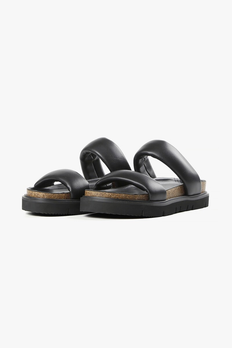 SANDALIA LUGG PUFF Negro