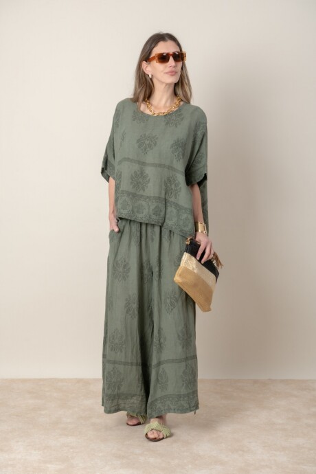 BLUSA SELENA Verde seco