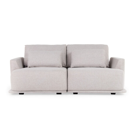 Sofá Toscana - Tela Rústica - 3 Cuerpos 14000 (Beige)