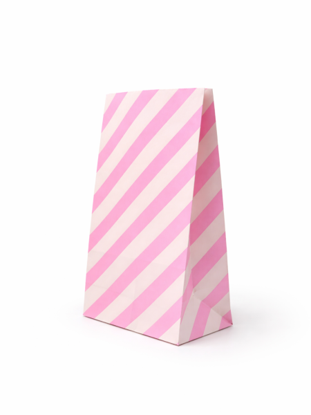 PACK X12 BOLSAS SORPRESITAS RAYAS ROSADO