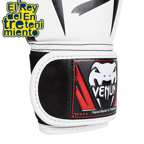 Guantes De Boxeo Venum Elite Profesionales Blanco/Rojo