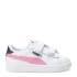 Championes de Niños Puma Smash 3.0 Leather V Blanco - Rosa - Azul Marino