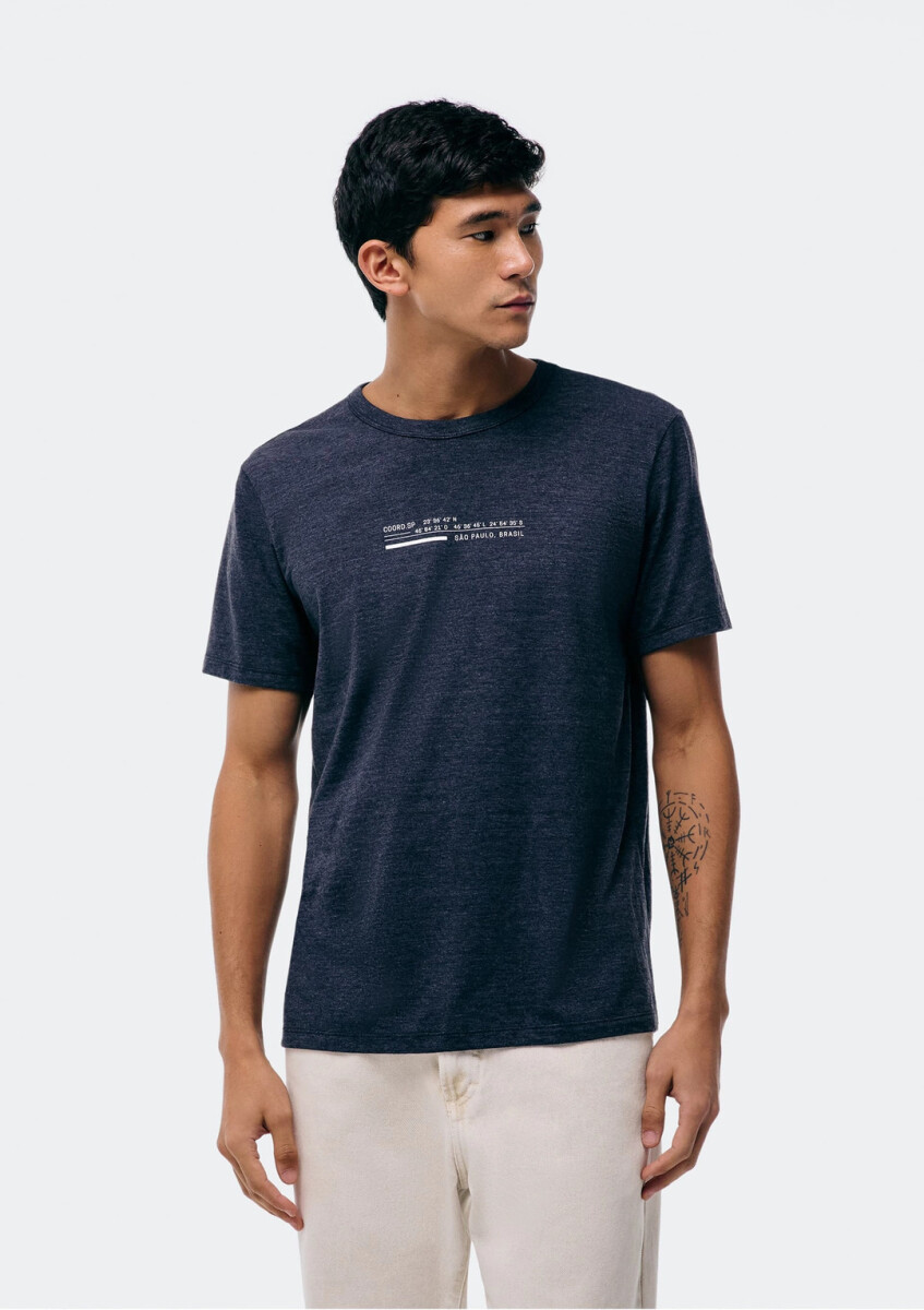 CAMISETAS MANGA CORTA CON ESTAMPA - GRIS 