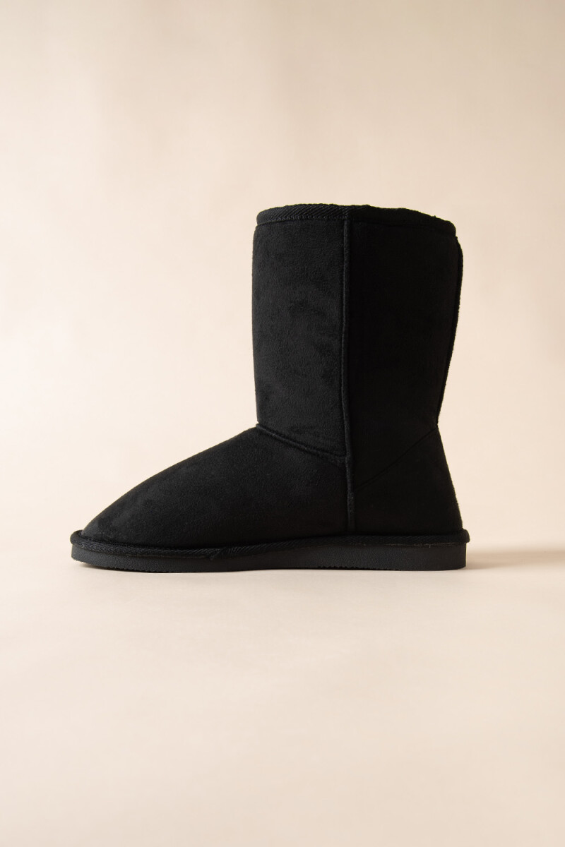 Bota larga Negro
