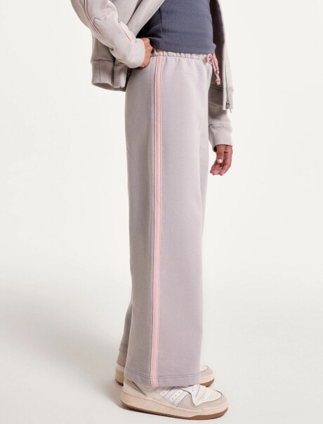 PANTALÓN INFANTIL CON CINTURA ELASTIZADA GRIS