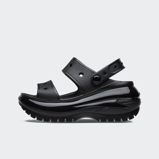 Sandalias Crocs Classic Mega Crush Negro