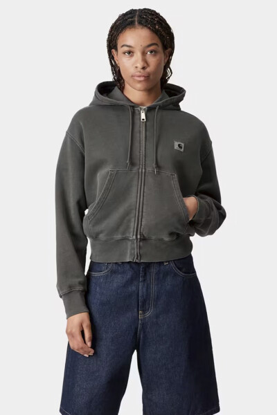 W' HOODED NELSON JACKET Negro