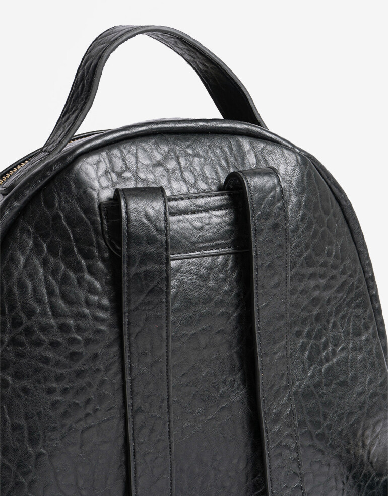 Mochilas Urbanas Mochila Efecto Croco - Negro