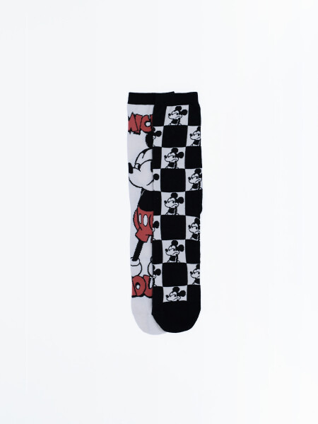 MEDIAS MICKEY RETRO PACK X 2 VARIANTE 1
