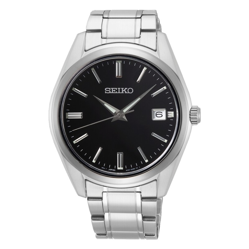 Reloj Seiko SUR311P1 para hombre con correa de acero Negro