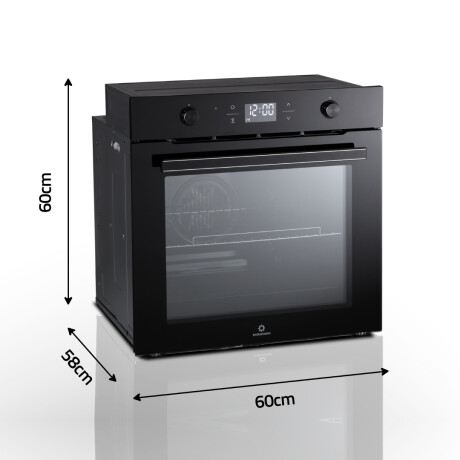 Horno de Empotrar Eléctrico 75Lts Negro