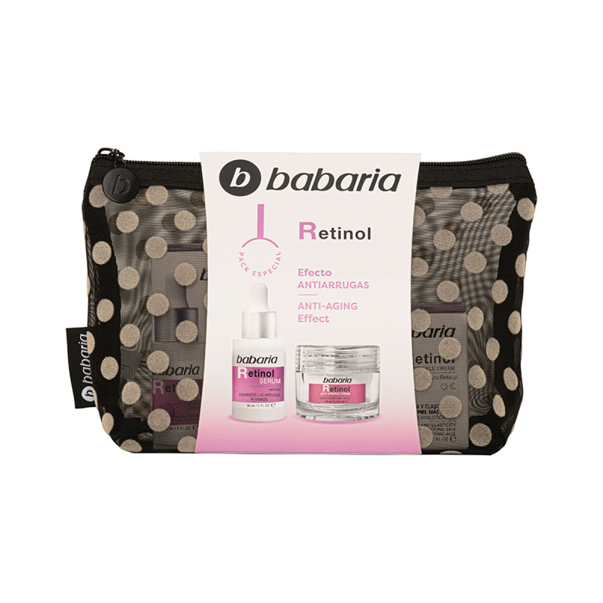 Set Babaria crema + serum + necessaire de regalo! - Retinol 