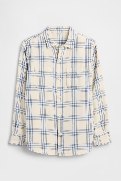 Camisa Flannel Niño Chino Plaid