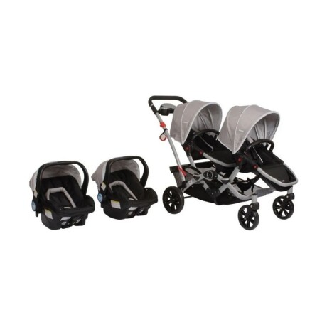 Coche Mellizos Duo Infanti Travel System Rid 2 Sillas 001
