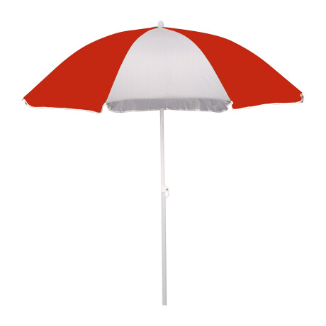 Set Sombrilla + Sillas x2 Acero 110Kg + Saca Arena Playa MOR Rojo/plata