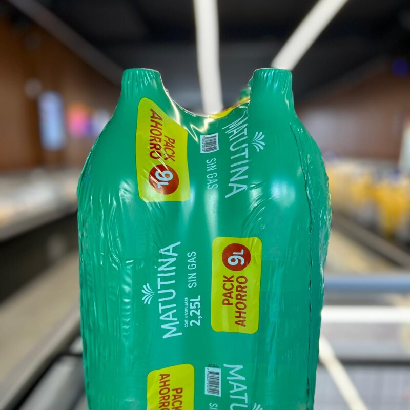 AGUA MATUTINA SIN GAS PACK 9 LITROS AGUA MATUTINA SIN GAS PACK 9 LITROS