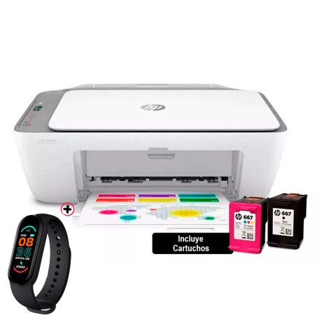Impresora A Color Multifunción Hp Deskjet Ink Advantage 2775 + Smartwatch Impresora A Color Multifunción Hp Deskjet Ink Advantage 2775 + Smartwatch