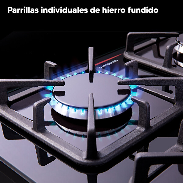 Cocina A Gas James C 804 V COCINA JAMES SUPERGAS C804V NEGRA 7804