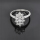 Anillo Platino Y Brillantes. Anillo Platino Y Brillantes.