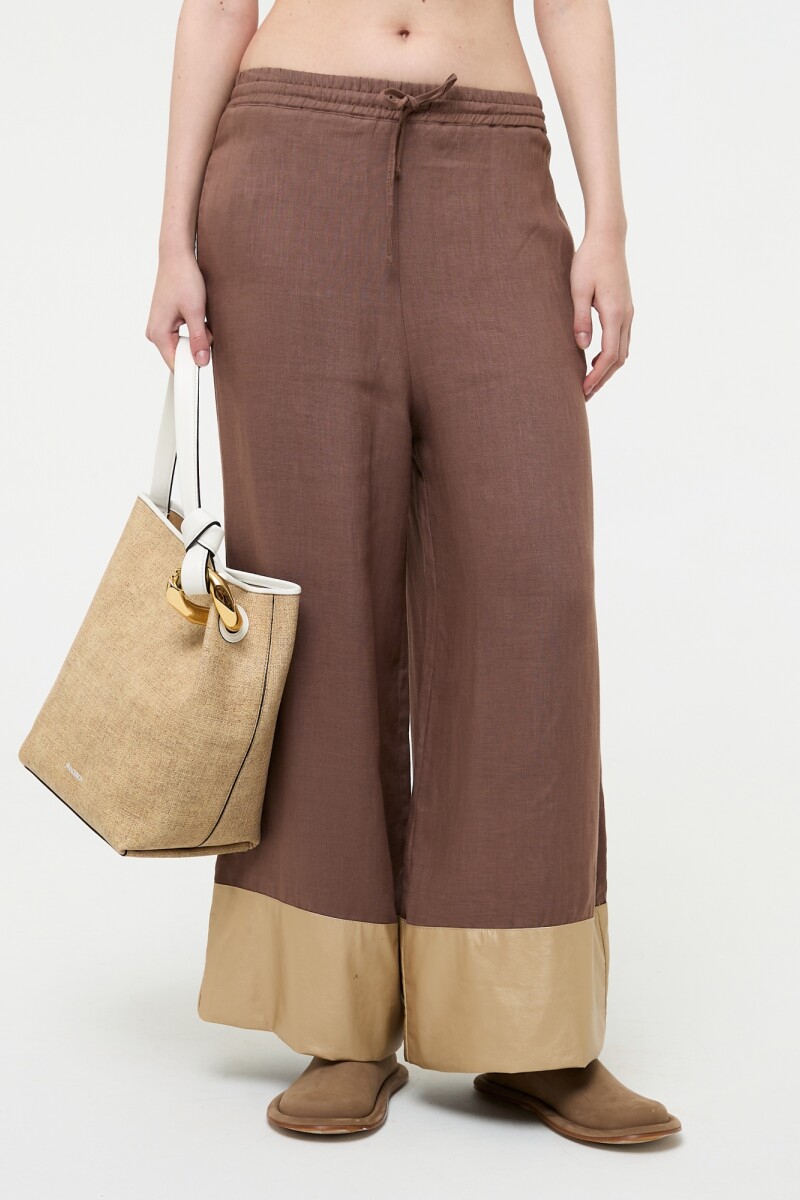 PANTALON ANCHO Chocolate