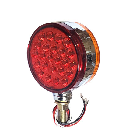 FARO LED - DOBLE FAZ LED REDONDO 12-24V 10CM AMBAR ROJO - FARO LED - DOBLE FAZ LED REDONDO 12-24V 10CM AMBAR ROJO -