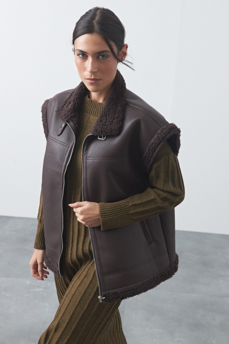 CHALECO AMPARO Chocolate