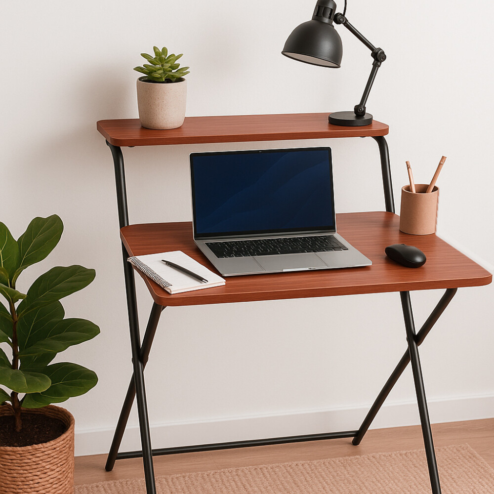 Set De Oficina De Escritorio Plegable y Silla Giratoria Set De Oficina De Escritorio Plegable y Silla Giratoria