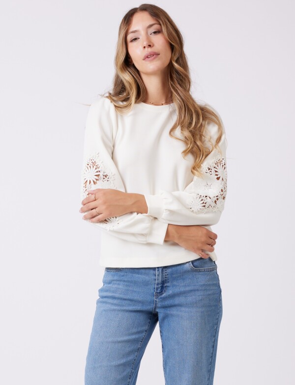 Buzo Aplique Crochet CRUDO