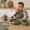 Set alimentacion silicona HUANGER verde