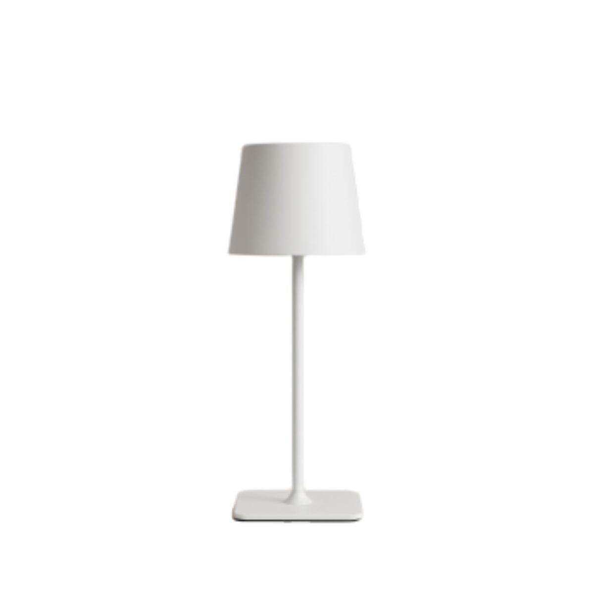 Lampara De Mesa Recargable Con Led Integrado 9.8x38 Cm - Blanca 