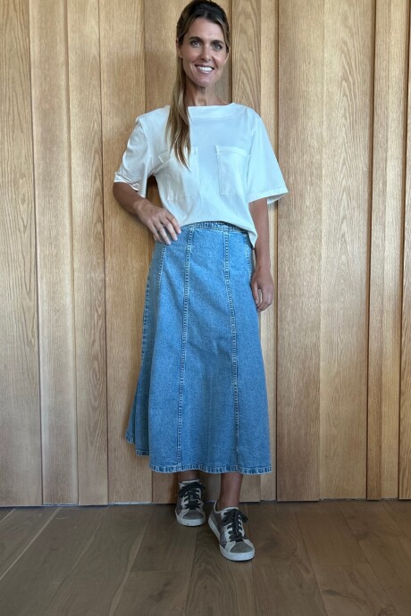 Pollera Mónaco Sky Blue