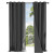 Cortina 100% Blackout 2Paños 140x220 Textura Lino Doble Faz Variante Color Gris Oscuro