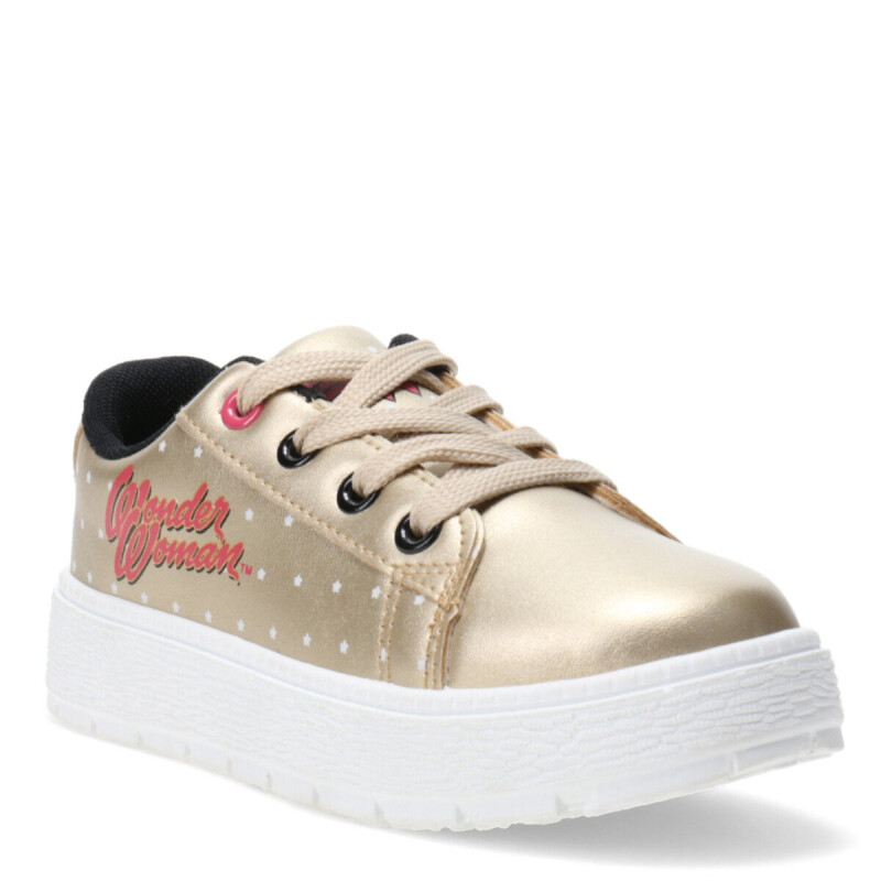 Championes Infantiles DC Wonder Woman Dorado - Rojo - Negro