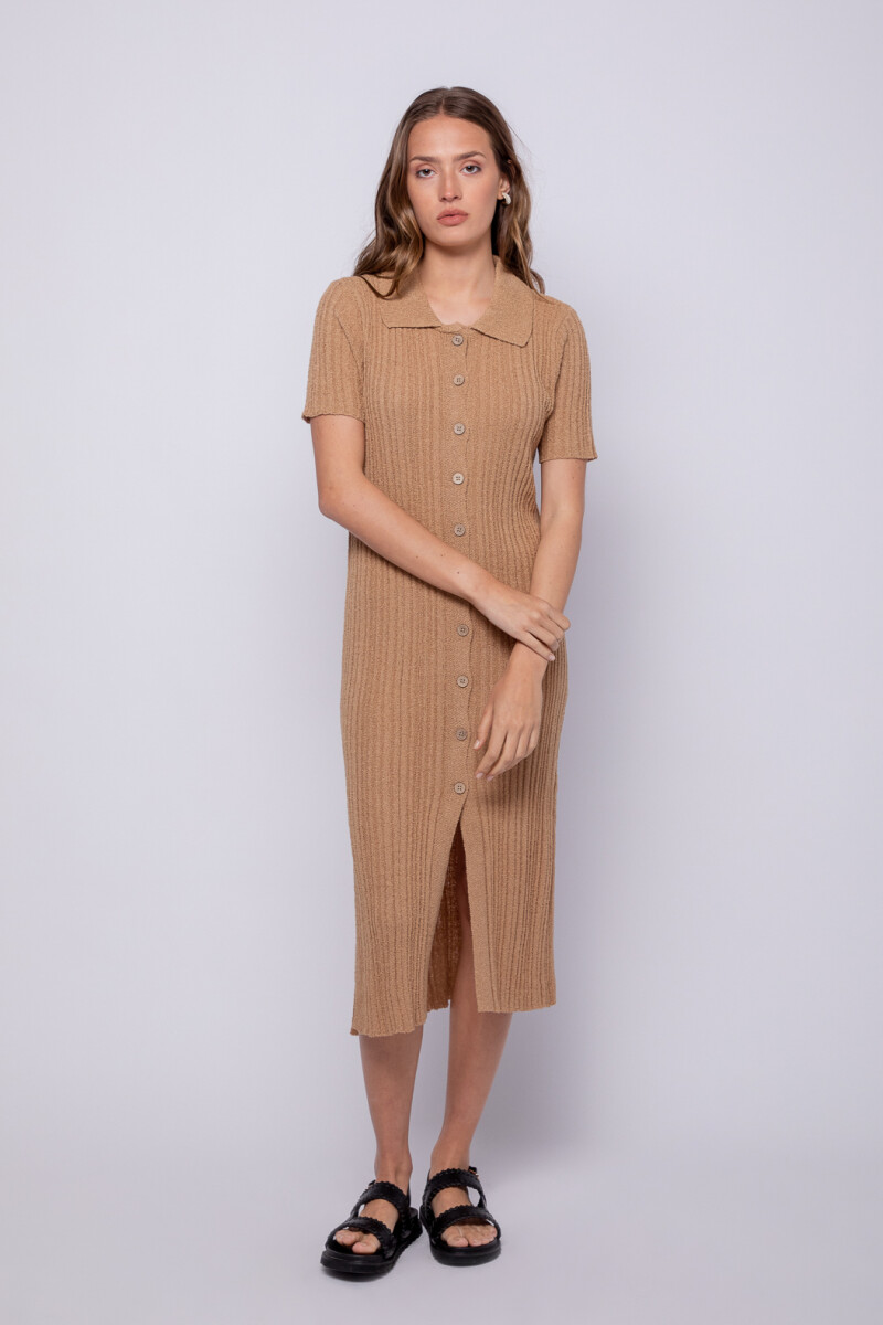 VESTIDO INCA Camel