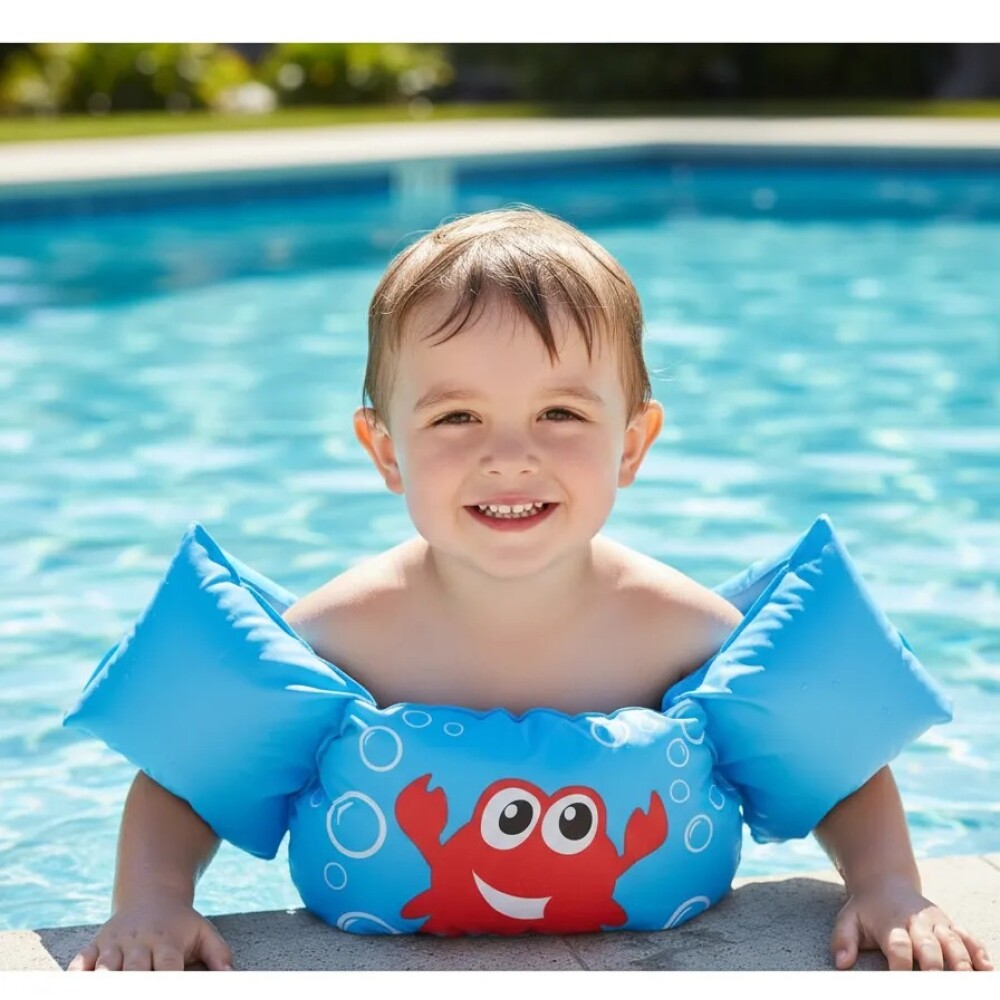 Flotador alita y pechera 14-25kg QUO azul