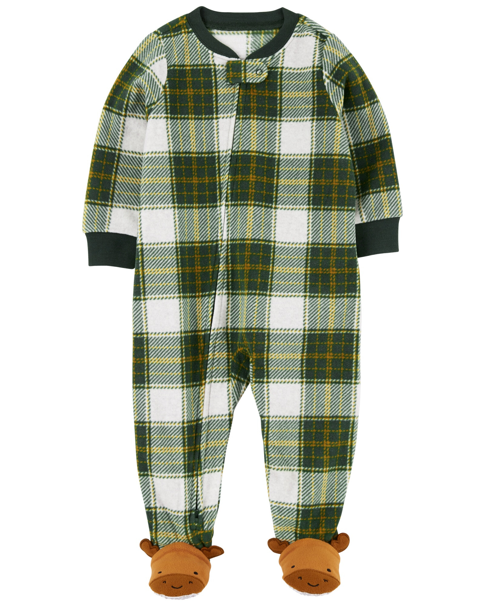 Pijama una pieza de micropolar, con pie, diseño búfalo Pijama una pieza de micropolar, con pie, diseño búfalo