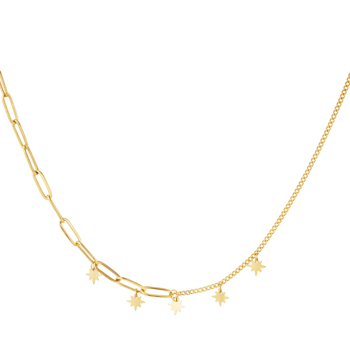 Collar BERLIN en acero - dorado 