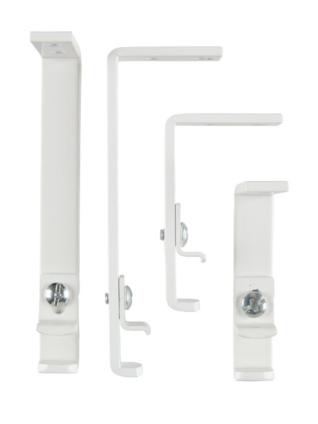 Soporte para riel de cortina FIXI 6cm bl Soporte para riel de cortina FIXI 6cm bl