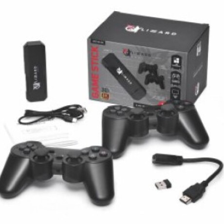 Consola Game Stick Para Tv Xzz-Vg-04 Con 30000 Juegos Ub NEGRO