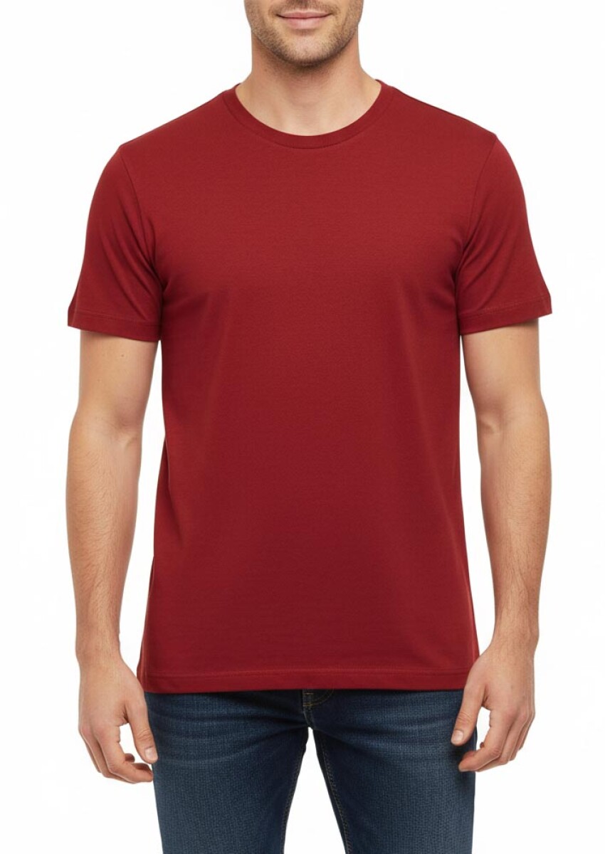 Remera Básica - Bordó 