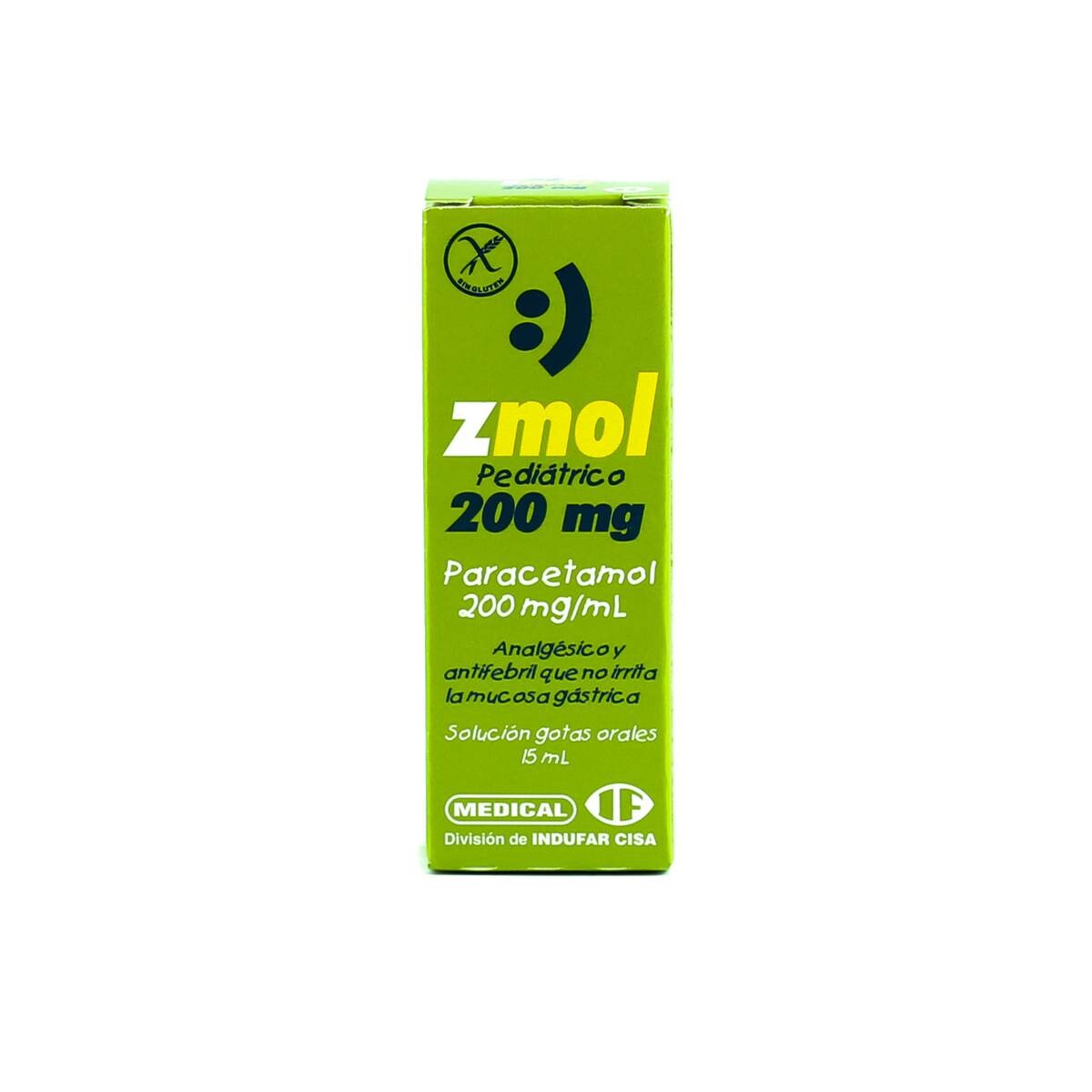 Z-MOL 200 MG. GOTAS CJ X 15 ML. 