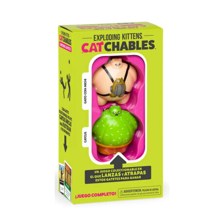 Exploding Kittens Catchables - Gato con Michi y Cactus [Español] Exploding Kittens Catchables - Gato con Michi y Cactus [Español]