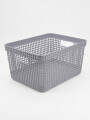 CESTA PLASTICA BLANCA BLANCO