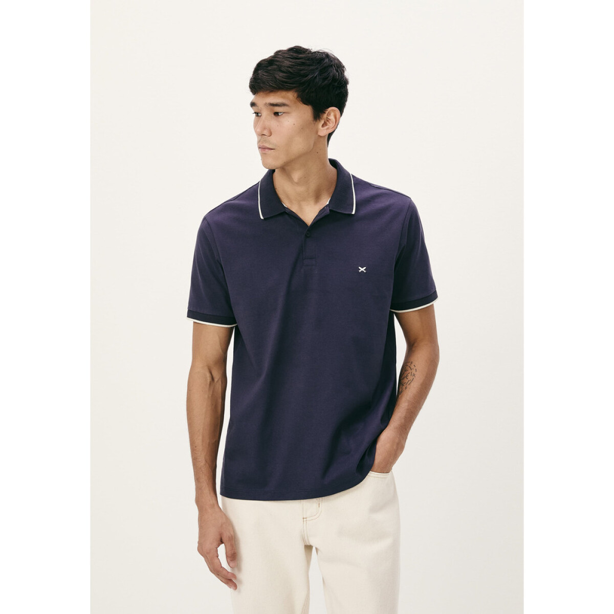 CAMISA POLO MM MASC - AZUL ESCURO 